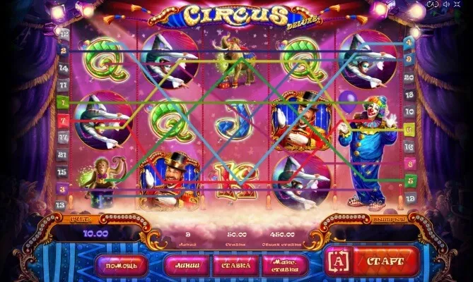 slot logo Игровой автомат Circus Deluxe