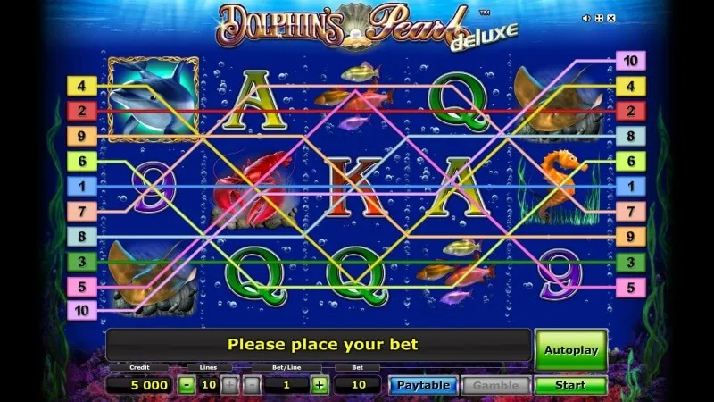 slot picture Игровой автомат Dolphins Pearl Delux