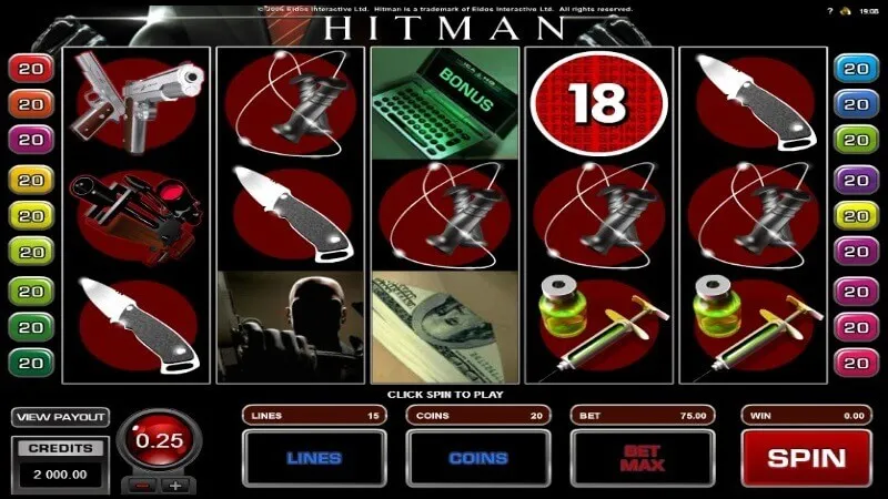 slot picture Игровой автомат Hitman