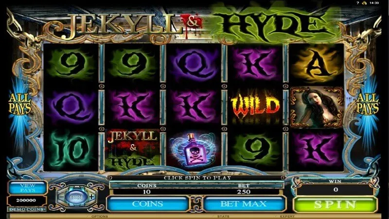 slot picture Игровой автомат Jekyll and Hyde