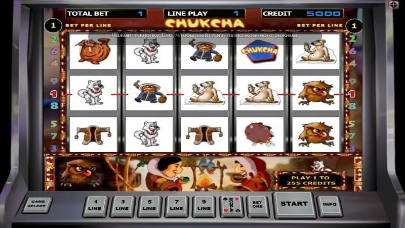 slot picture Игровой автомат Chukcha