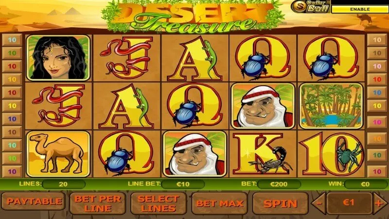 slot picture Игровой автомат Desert Treasure