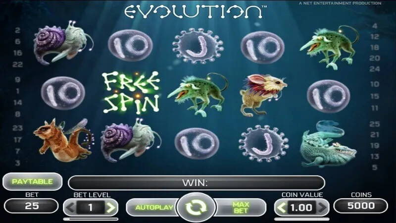 Игровой автомат Еvolution