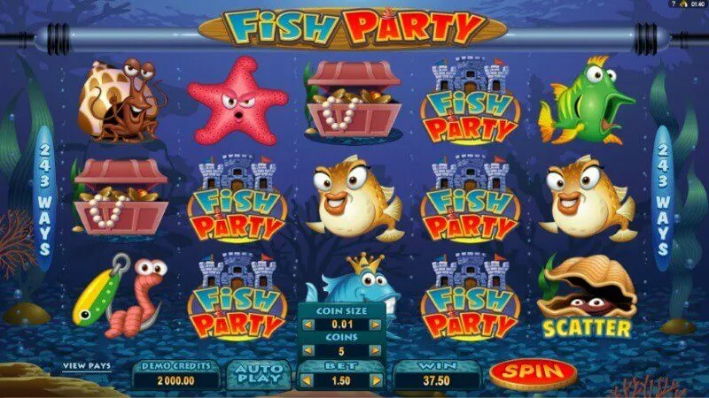 Игровой автомат Fish Party