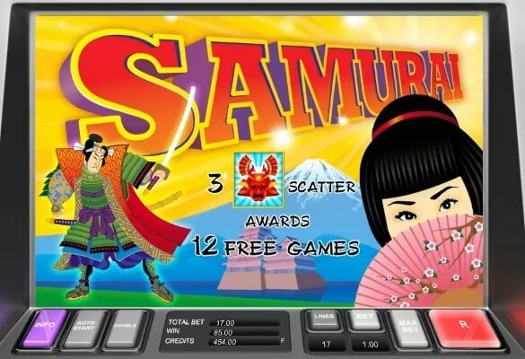 slot logo Игровой автомат Samurai