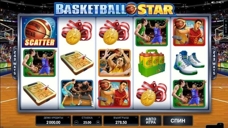 slot picture Игровой автомат Вasketball Star