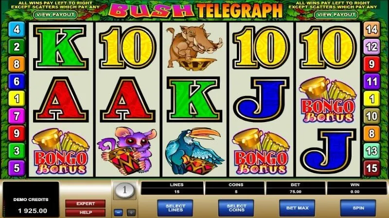 slot picture Игровой автомат Bush Telegraph