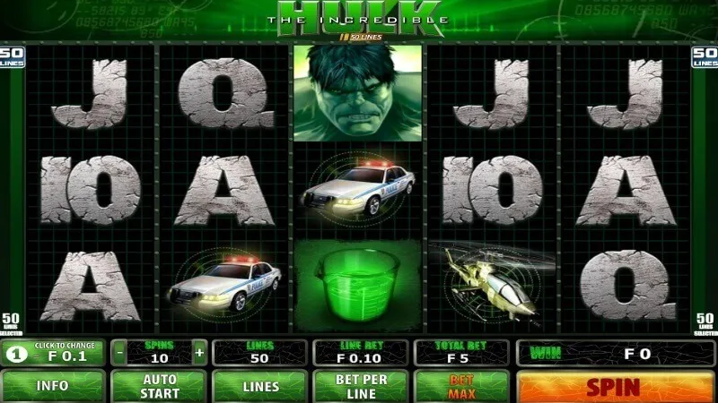 slot picture Игровой автомат The Incredible Hulk