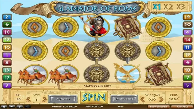 slot picture Игровой автомат Gladiator of Rome