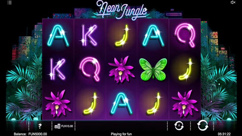 slot picture Игровой автомат Neon Jungle